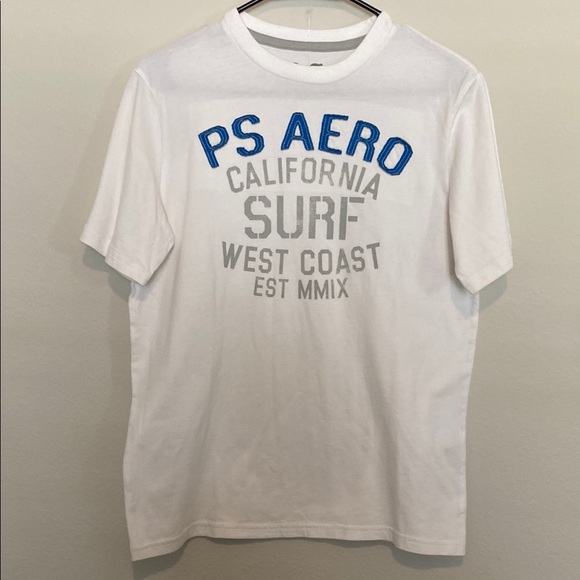 Aeropostale Other - ✨Aeropostale✨White and Blue Short Sleeve Tee